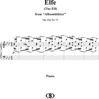 Albumblätter, No. 17: Elfe