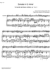 Sonata g minor Op. 1 No. 2 HWV 360 - Score