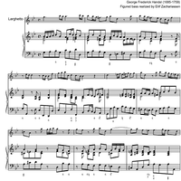 Sonata g minor Op. 1 No. 2 HWV 360 - Score