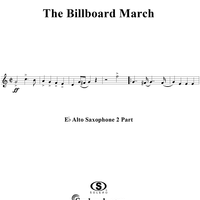 The Billboard March - Alto Saxophone 2