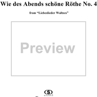4. Wie des Abends schöne Röthe