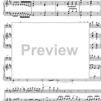 Concerto D Major - Score