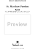 St. Matthew Passion: Part I, No. 27, "Behold, My Saviour Now Is Taken"
