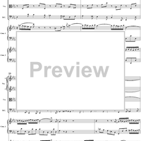 Double Clavier Concerto No. 1 in C Minor, Movement 2   (BWV 1060) - Score