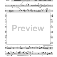 Prelude, Elegy & Rondo Scherzino - Trombone 1