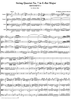 String Quartet No. 7, Movement 1 - Score