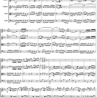 String Quartet No. 7, Movement 1 - Score
