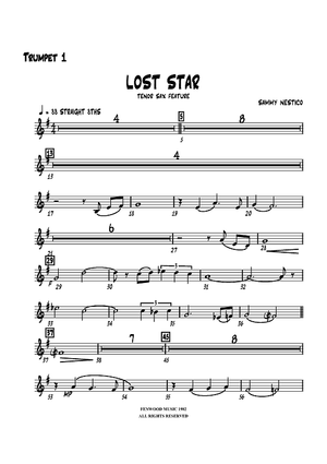 Lost Star - Trumpet 1