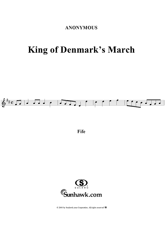 King of Denmark's March