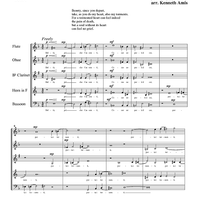 Belta poi che t'assenti - Score