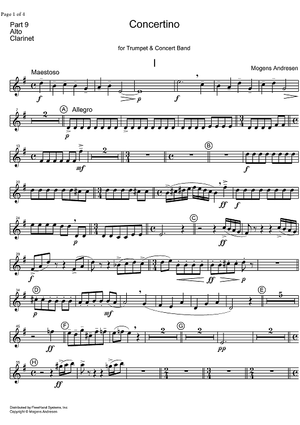 Concertino - Alto Clarinet