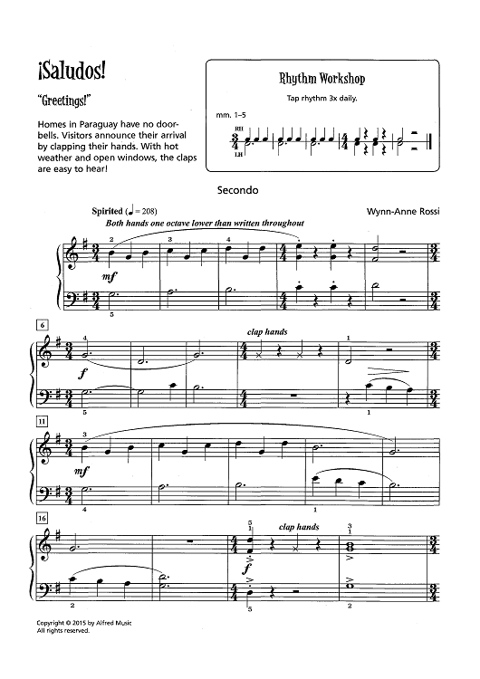 ¡Saludos! ("Greetings!")