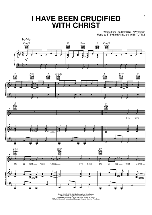 I Have Been Crucified With Christ