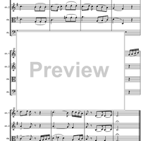 String Quartet No. 4 C Major D46 - Score