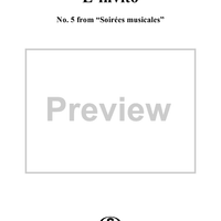 Soirées musicales, No. 5: L'invito