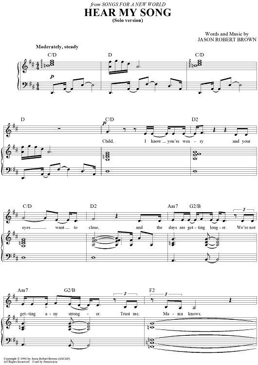 Hear My Song (Solo version)