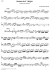 Sonata in C Major - Cello