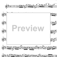 Three Part Sinfonia No. 4 BWV 790 d minor - E-flat Alto Saxophone