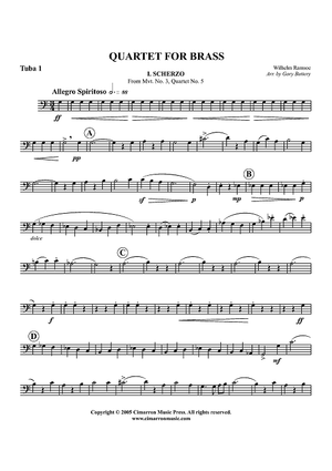 Quartet for Brass - Tuba 1