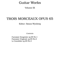 3 Marceaux Op.65