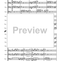 Remnants of a Fugue - Score