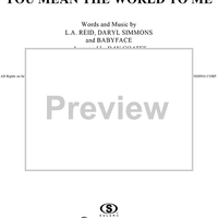 You Mean the World to Me