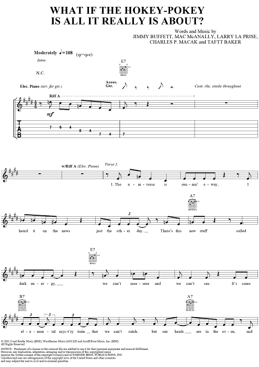 What if the Hokey-Pokey Is All It Really Is About?