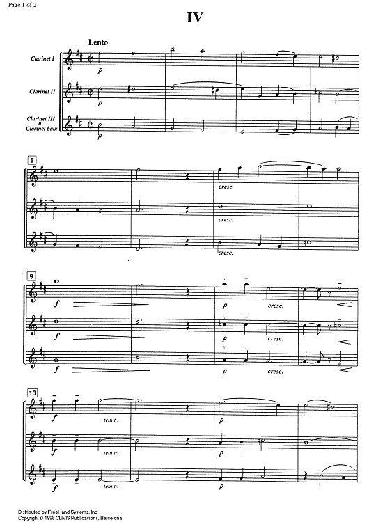Miniatura No. 4 - Score