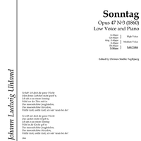 Sonntag Op.47 No. 3