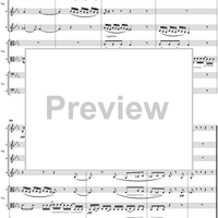 String Octet, Op. 20, Movement 2 - Score