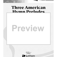 Three American Hymn Preludes for Piano Trio - Piano