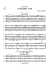 Five Easter Trios - Score