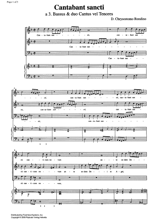 Cantabant sancti