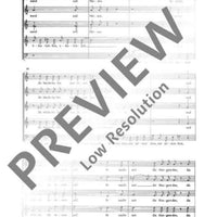 Praises in Luke's Gospel - Choral Score