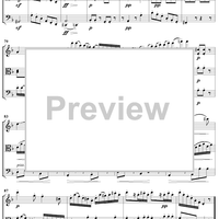 String Trio No. 3 in D Major  Op. 9, No. 2 - Score