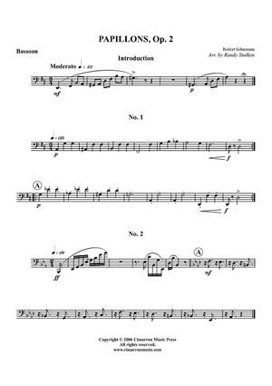 Papillons, Op. 2 - Bassoon