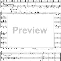 String Quartet No. 2 in D Major, Movement 2 - Score