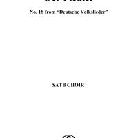 Deutsche Volkslieder, No. 18, Der Fiedler