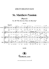 St. Matthew Passion: Part I, No. 10, "The Sorrows Thou Art Bearing"