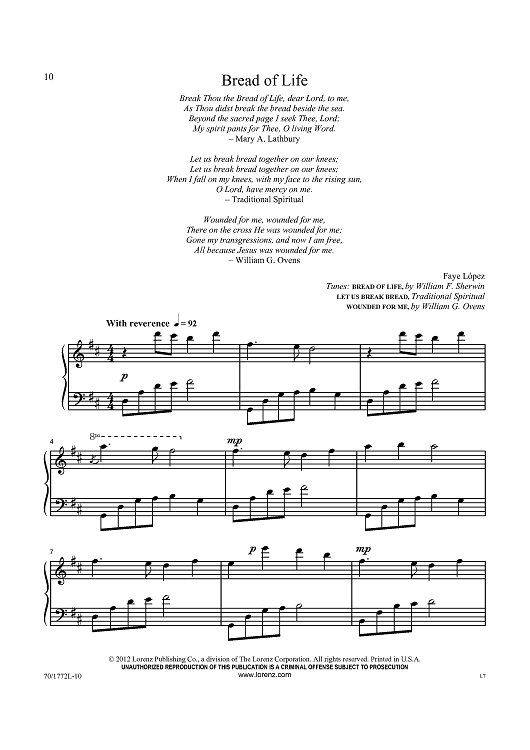 Bread of Life (Medley)