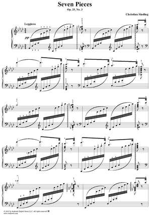 Seven Pieces, Op. 25 Heft I, No.3