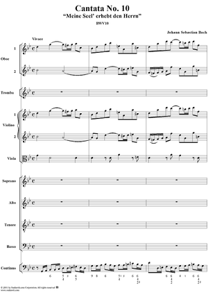 Cantata No. 10: "Meine Seel' erhebt den Herrn," BWV10