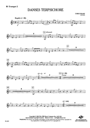 Danses Terpsichore - Bb Trumpet 2