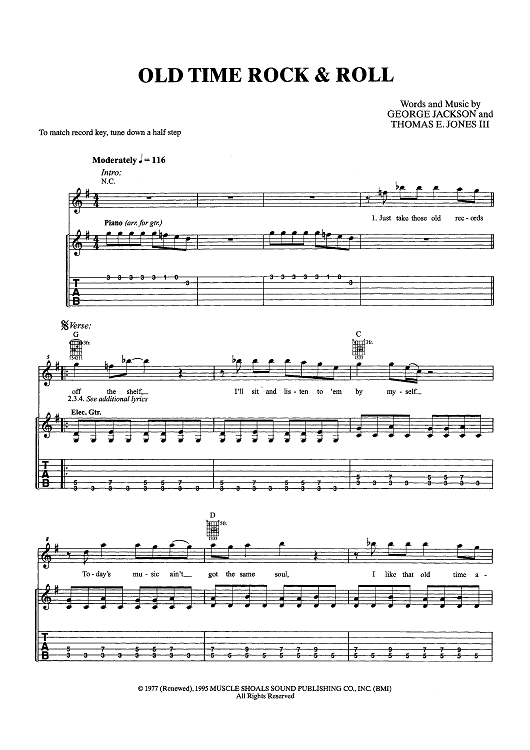 Old Time Rock & Roll