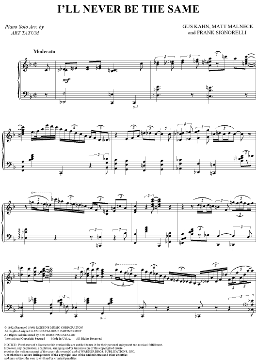 I'll Never Be the Same