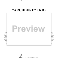 "Archduke" Trio - Third Movement Theme