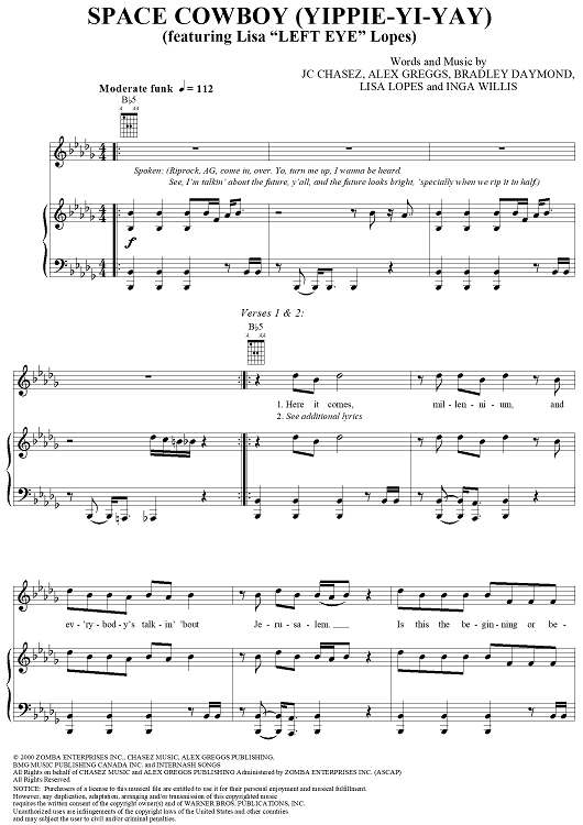 Space Cowboy (Yippie-Yi-Yay)