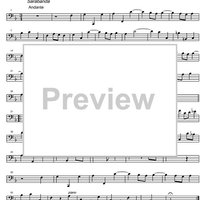 Sonata F Major Op. 2 No. 4 RV20 - Bass