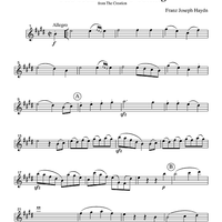 The Heavens Are Telling - from The Creation - Part 1 Clarinet in Bb