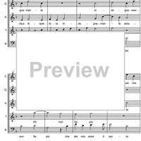 Ardo si ma non t'amo - Score